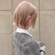 【❤️🔥透明感❤️🔥】ブリーチリタッチ+オンカラー+超音波トリートメント💫