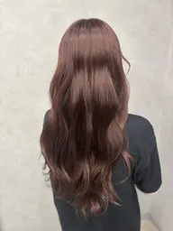 韓国風🇰🇷ラベンダーショコラカラー🍫🪻➕トリートメント🧴🫧