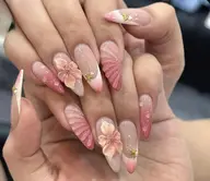 🉐🌸長さ出し10本やり放題コース❣️持ち込みネイル【オフなし】ケア込み シール、パーツ、ストーン付け放題。