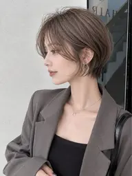 代表にお任せください🎶後頭部丸みショート
