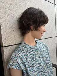【朝セットが簡単】カット＋ニュアンスパーマ+クイックトリートメント