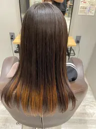 縮毛矯正+トリートメント