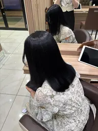 暗染めワンカラー🩵🖤
