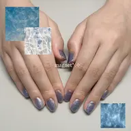 【オフあり】ハンド💅🏼ちゅるん✨マグネットネイル🌷˖ ࣪⊹《パラジェル変更可◎/荻窪》