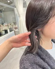 イヤリングカラー🫶カット+イヤリングブリーチ+カラー+トリートメント+スタイリング🌷