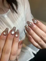 【オフあり】チップ長さ出し+マグネットorフラッシュネイル