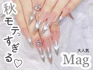 🍉チップ長さだし➕チークネイル／マグネットフレンチ／ミラーフレンチ／ガラスフレンチ🍉【ジェルオフ無料込み】