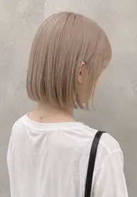 髪質改善ケアブリーチダブルカラー+超音波5stepトリートメント【ミニモ学割】