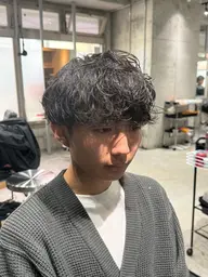 骨格矯正メンズカット＋シャドウパーマ