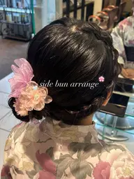 🎐🩵浴衣ヘアセット🤍👘 【夏限定クーポン】