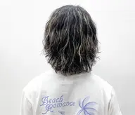 メンズカット+スパイラルパーマorツイスパ+ハイライト