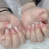 🤲 マグネットフレンチ(カラベース付き)【ジェルオフ+500】 🧲 ベースカラー込み♪大人気フレンチ✨