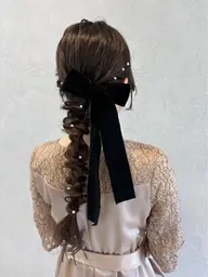 🎀ヘアセット 🎀《結婚式お呼ばれセット🎶》✨アップ/編みおろし/ハーフアップ✨