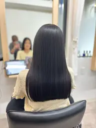 【当店ご利用3回目まで◎】カット+髪質改善ストレート🫧