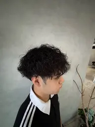 カット+波巻きスパイラル