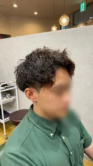 ✨️【ミニモ限定】✨️メンズカット+ツイストスパイラルパーマ+頭皮洗浄マイクロバブル