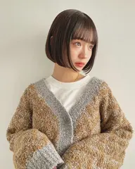 🍑ボブヘアモデル🍑 カット+カラー (下記【募集条件】を必ず確認してください)