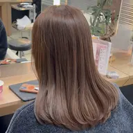 透明感×マロンベージュ🫧ブリーチなしダブルカラートリートメント付き🧴