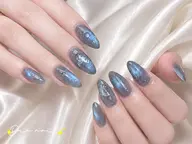 【夏定額】うるツヤ水滴マグネットネイル