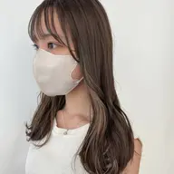 🎀イヤリングカラー🎀  ｹｱﾌﾞﾘｰﾁ+ ｵｰｶﾞﾆｯｸ艶ｶﾗｰ+ milbon 4stepﾄﾘｰﾄﾒﾝﾄ