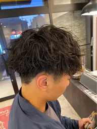 メンズカットパーマ