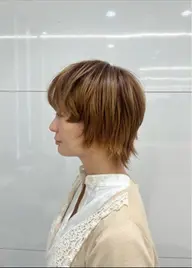 ショートウルフカット✨➕カラー
