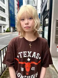 【🪽人気No.3🐝】似合わせカット＋ケアブリーチダブルカラー＋Aujua4stepトリートメント