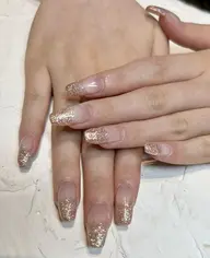 (オフあり）ハンド💅🏻ラメグラデーションネイル✨️初回オフ/付け替えオフ無料★