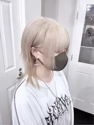 【👾ダブルカラー👾】似合わせメンテナンスカット➕全体ブリーチ➕カラー➕1stepトリートメント