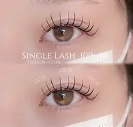 マツエク　シングルラッシュ100本💞