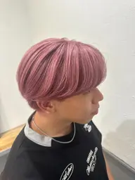 men'scut(センター分け)+頭皮クレンジングシャンプー