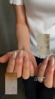 Summer bubble nail 🧊🫧 (オフなし)