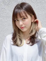 【ミニモ限定】NewOpen/ケアブリーチイヤリング+カラー+トリートメント¥10000
