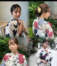 [花火大会🎇お祭り前に！🍧] 浴衣着付け➕ヘアセット🎀