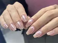 🍀 【長さだし】光沢オーロラ/ミラーネイルコース