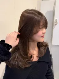 〔🎀大人気メニュー🎀〕カット+透明感カラー🫧→¥2500~¥4000
