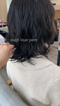 【撮影モデル🌷】カット+パーマ〘SNS掲載用/顔出し撮影可能な方のみ🟡〙
