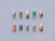 (オフ込み)カラーグラデーション+写真アート2本付き1000円