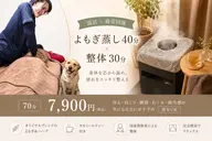 【温活×疲労回復】よもぎ蒸し40分+整体30分 ¥8,700