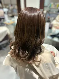 【話題の頭浸浴でリラックス♨️】カット＋透明感カラー＋頭浸浴