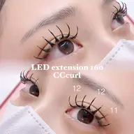 圧倒的な持続力🎶フラットマットLEDエクステ100~140本/当日本数相談OK🙆♀️¥5900~