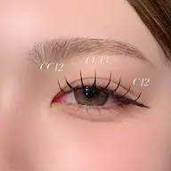 技術向上モデル🩵 /フラットラッシュ80本/束感コーティング付き/付け足し可（口コミ投稿頂ける方限定🙂‍↕️）