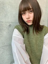 前髪カット➕カラー➕ケアトリートメント