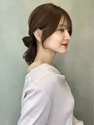 🧊結んでも可愛い！🧊流れる小顔【顔まわりカット】💖