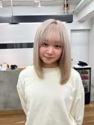 ブリーチオンカラー