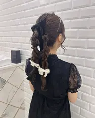 【二次会や結婚式前に♪】シンプルヘアアレンジ/ヘアメ/ヘアセット【動画撮影可能な方限定‼️】
