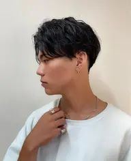 メンズcut+パーマ