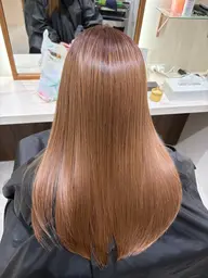 似合わせカット➕ケアブリーチ➕艶カラー➕韓国式トリートメント