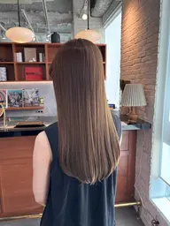 カット+ブリーチ無しダブルカラー+トリートメント