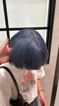 【透明感の欲しい方はこちら】似合わせカット+ケアブリーチ+イルミナ・アディクシーカラー